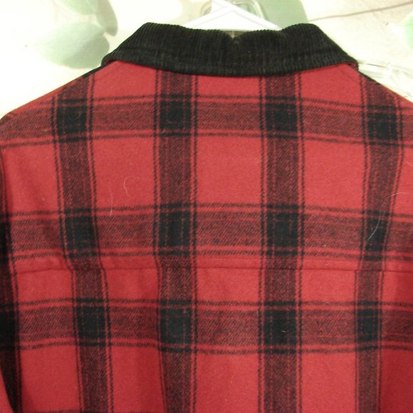 Mens Pendleton Wool Street Cruiser Coat 100 year celebration red plaid Large Jkt - Picture 16 of 16
